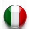Italian flag icon representing Italian language support.
