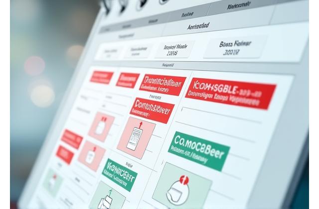 Representation of a digital calendar with highlighted automated renewal dates and notification icons.