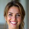 Portrait of a smiling customer, Maria Schmidt